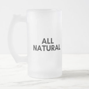 Taza De Cristal Esmerilado todo natural