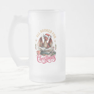Taza De Cristal Esmerilado Todo reservado para el dragón de Navidad
