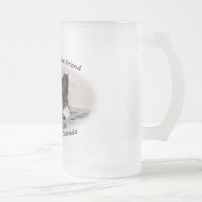Taza De Cristal Esmerilado Todos tenemos ese un amigo (Derecha)