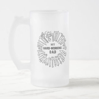 Taza De Cristal Esmerilado Tools for dad