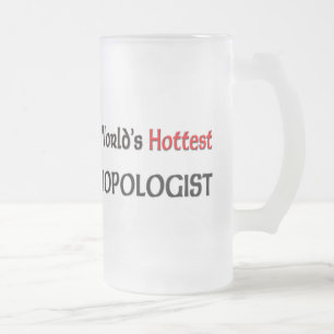 Taza De Cristal Esmerilado Topologist más caliente del mundo