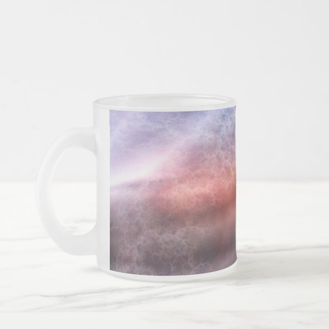 Taza De Cristal Esmerilado Tormentas de vida (Izquierda)