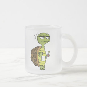 Taza De Cristal Esmerilado Tortoise Beach