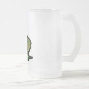 Taza De Cristal Esmerilado Tortuga