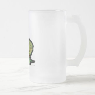 Taza De Cristal Esmerilado Tortuga