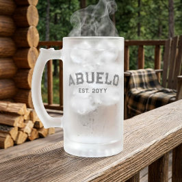 Taza De Cristal Esmerilado Total de Nietos Abuelo Legacy Varsity