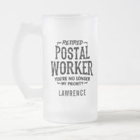 Trabajador Postal Jubilado Divertido Personalizar