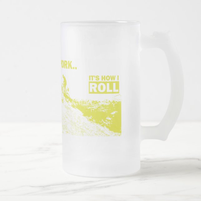 Taza De Cristal Esmerilado Trabajo, es cómo ruedo (Derecha)