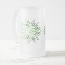 Taza De Cristal Esmerilado Trabajos de desplazamiento de estilos clásicos