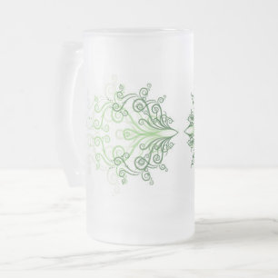 Taza De Cristal Esmerilado Trabajos de desplazamiento de estilos clásicos
