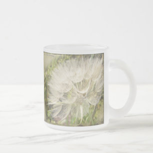 Taza De Cristal Esmerilado Tragopogon dubius - Barba de cabras amarillas