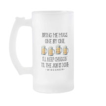 Tráigame Mugs Frost Glass Mug