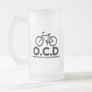 Taza De Cristal Esmerilado Trastorno obsesivo del ciclo
