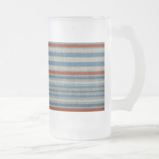 Taza De Cristal Esmerilado Trazo de línea náutica