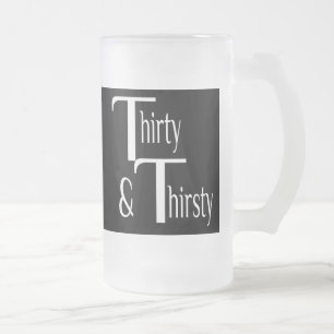 Taza De Cristal Esmerilado Treinta y Treinta