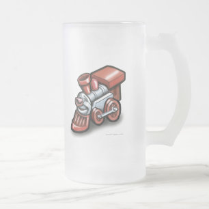 Taza De Cristal Esmerilado Tren de juguete