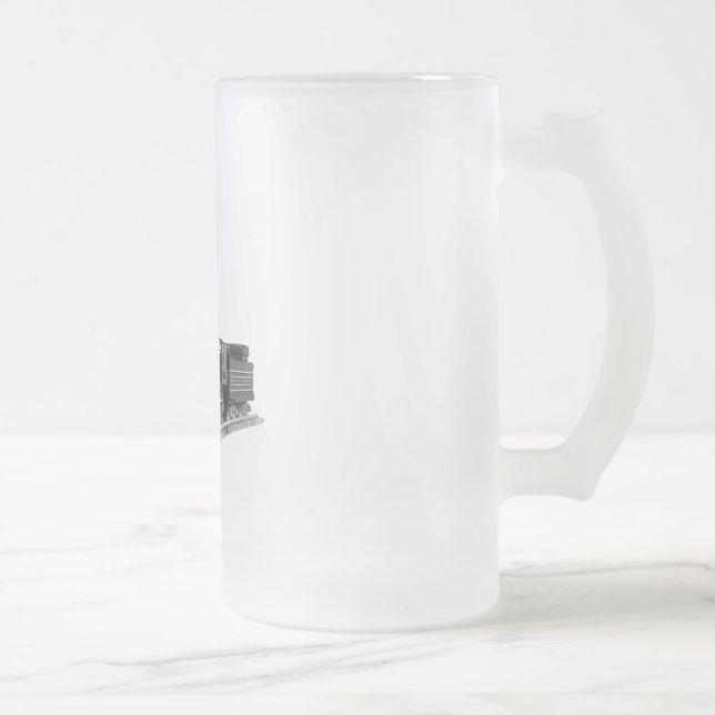 Taza De Cristal Esmerilado Tren del pensamiento (Derecha)