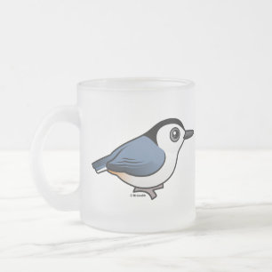 Taza De Cristal Esmerilado Trepatroncos Blanco-breasted