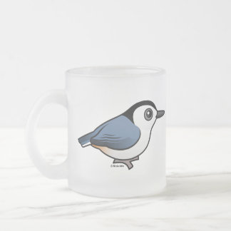 Taza De Cristal Esmerilado Trepatroncos Blanco-breasted