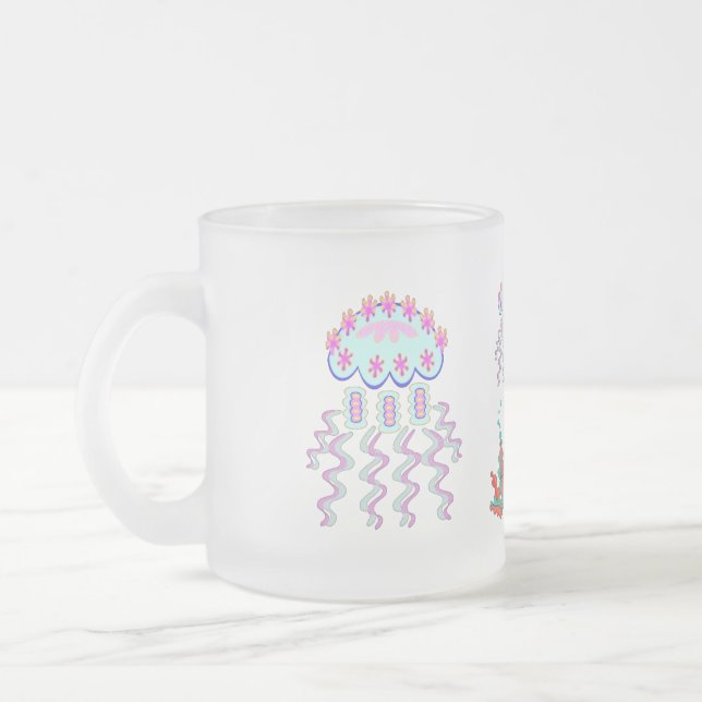 Taza De Cristal Esmerilado TribalOcean (Izquierda)