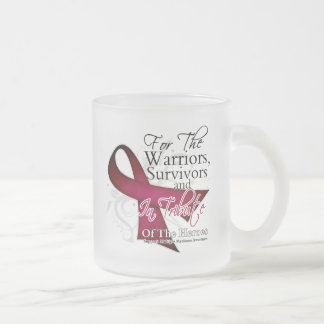 Taza De Cristal Esmerilado Tributo - mieloma múltiple