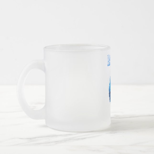 Taza De Cristal Esmerilado Trío de café de Halloween Blaze Mug (Izquierda)