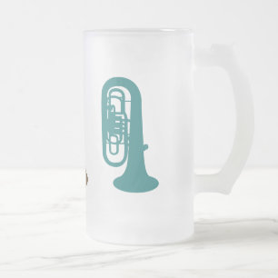 Taza De Cristal Esmerilado Triple Tuba Mug