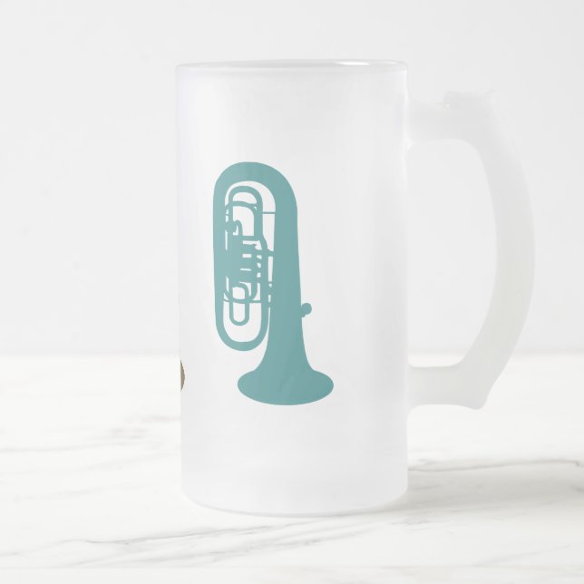 Taza De Cristal Esmerilado Triple Tuba Mug (Derecha)