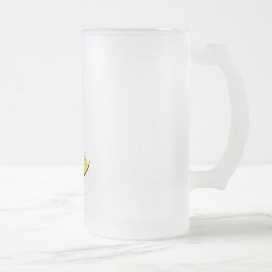 Taza De Cristal Esmerilado Trompeta
