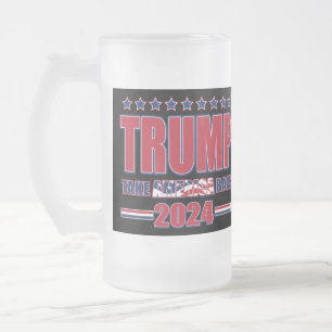 Taza De Cristal Esmerilado Trump 2024: Recuperar a Estados Unidos