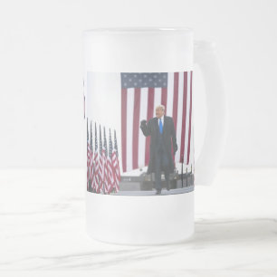 Taza De Cristal Esmerilado Trump 2024: Recuperar a Estados Unidos