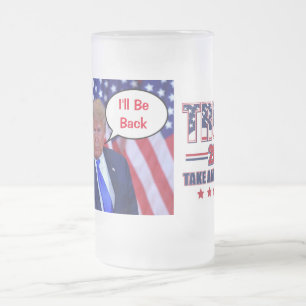 Taza De Cristal Esmerilado Trump 2024 regresará