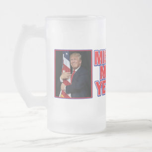 Taza De Cristal Esmerilado Trump todavía me extraña