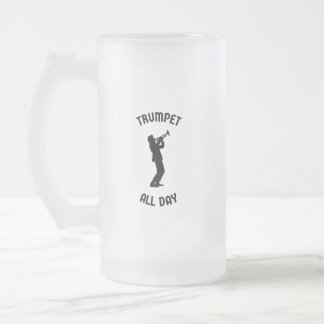 Taza De Cristal Esmerilado Trump todo el día