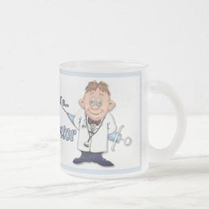 Taza De Cristal Esmerilado Trust Me Doc