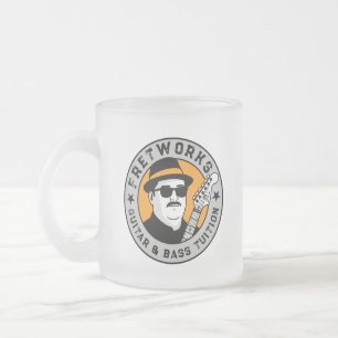 Taza De Cristal Esmerilado Tuición de guitarra y bass - Trabajos Fret