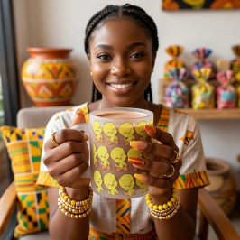 Taza De Cristal Esmerilado Tweety