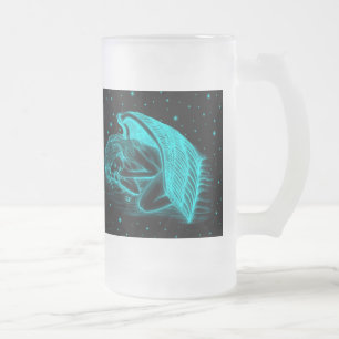 Taza De Cristal Esmerilado Un ángel dormido