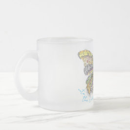 Taza De Cristal Esmerilado Una Nueva Canción