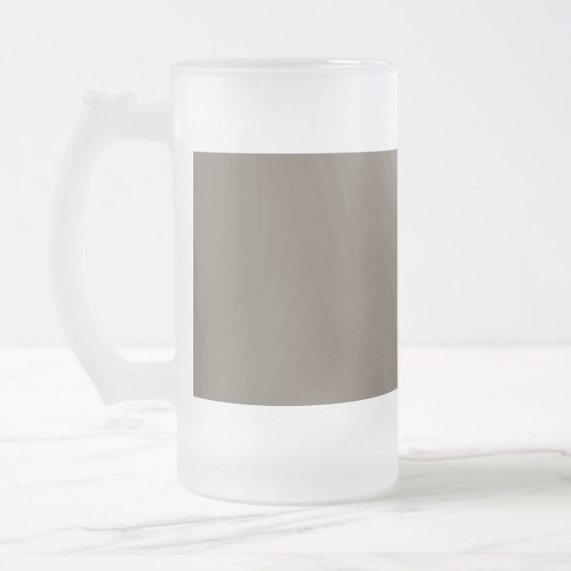 Taza De Cristal Esmerilado una pared marrón con un reloj en blanco y negro (Izquierda)