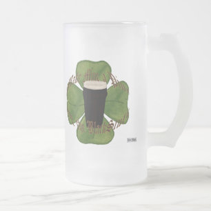Taza De Cristal Esmerilado Una pinta de la materia negra