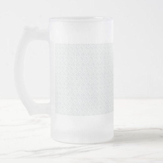 Taza De Cristal Esmerilado Una superficie completamente blanca e incansable l (Izquierda)