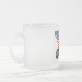 Taza De Cristal Esmerilado Unido nos colocamos