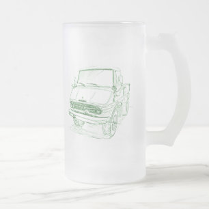 Taza De Cristal Esmerilado Unimog 421