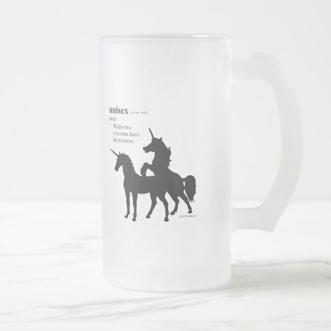 TAZA DE CRISTAL ESMERILADO UNISEX (Derecha)