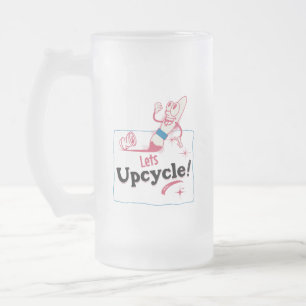 Taza De Cristal Esmerilado Upciclo retro