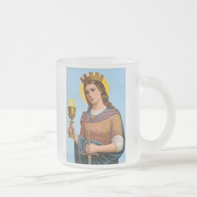 Taza De Cristal Esmerilado Urceus S. Barbarae (Derecha)