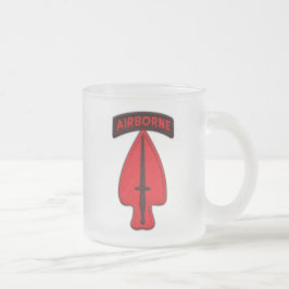 Taza De Cristal Esmerilado USASOC SOCOM SOC operaciones especiales de veteran