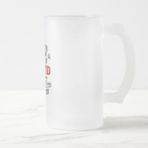 Taza De Cristal Esmerilado Usted ha abierto un nivel de estúpido