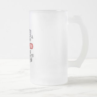 Taza De Cristal Esmerilado Usted ha abierto un nivel de estúpido